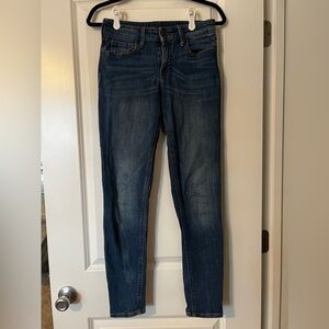 Old Navy Rockstar Skinny Jeans Women’s Size 4 Mid-Rise Dark Wash